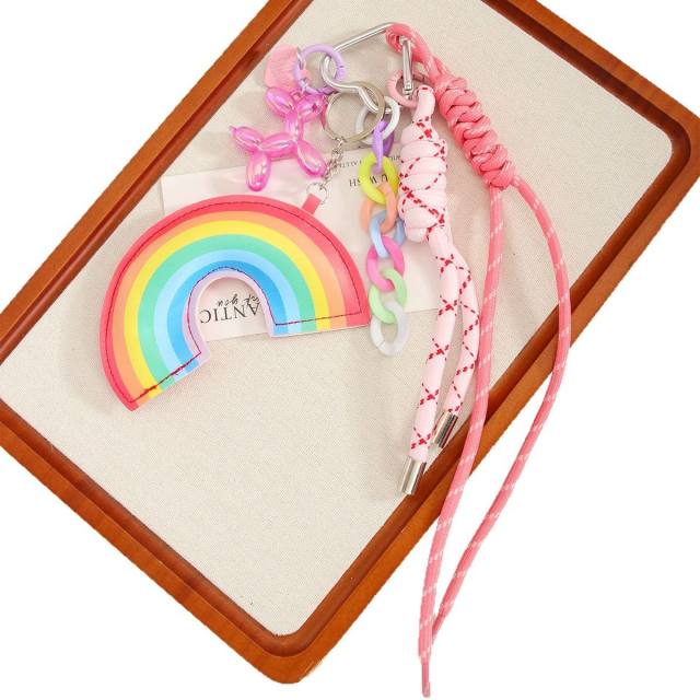Cotton Rainbow Hanging Ornaments Love Blow Dog Rope Extremely Numerous Bag Pendant Keychain
