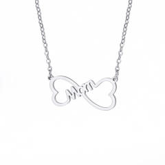 Dainty stainless steel mother's day mom necklace