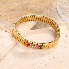 Hot sale stainless steel elastic bangle bracelet stainless steel bracelet