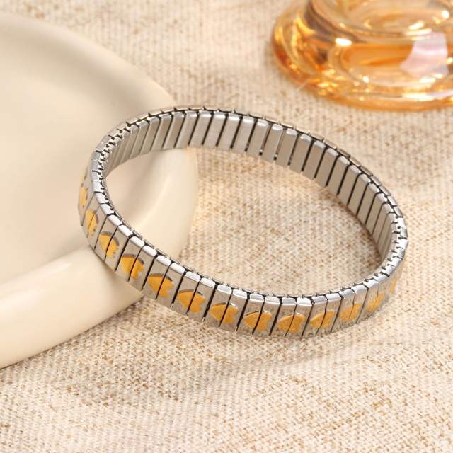 Hot sale stainless steel elastic bangle bracelet stainless steel bracelet