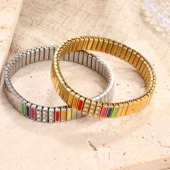 Hot sale stainless steel elastic bangle bracelet stainless steel bracelet