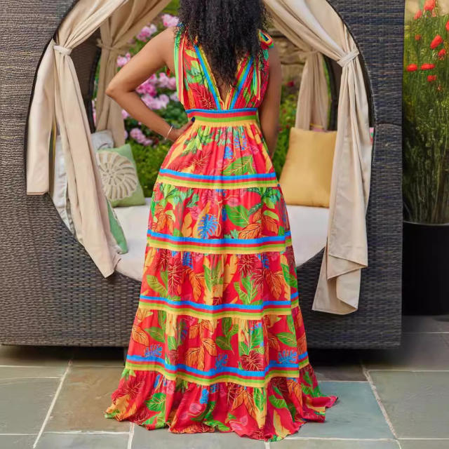 Plus size Lolita styling Printing Dress