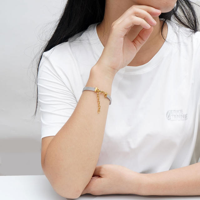 18KG mix color heart stainless steel bracelet strap bracelet