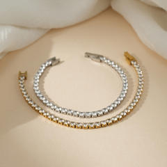 4mm stainless steel bracelet tennis bracelet