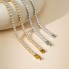 4mm stainless steel bracelet tennis bracelet