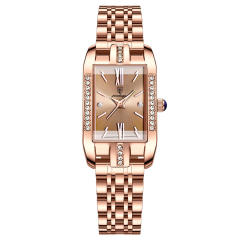 New ladies watch waterproof fashion quartz watch Steel band