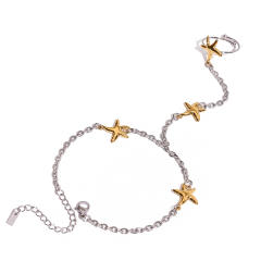 Mix color popular stainless steel ring bracelet star bracelet
