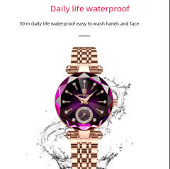 Waterproof ladies watch casual ultra-thin quartz watch steel band watch