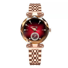 Waterproof ladies watch casual ultra-thin quartz watch steel band watch