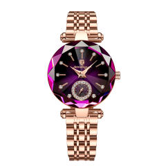 Waterproof ladies watch casual ultra-thin quartz watch steel band watch