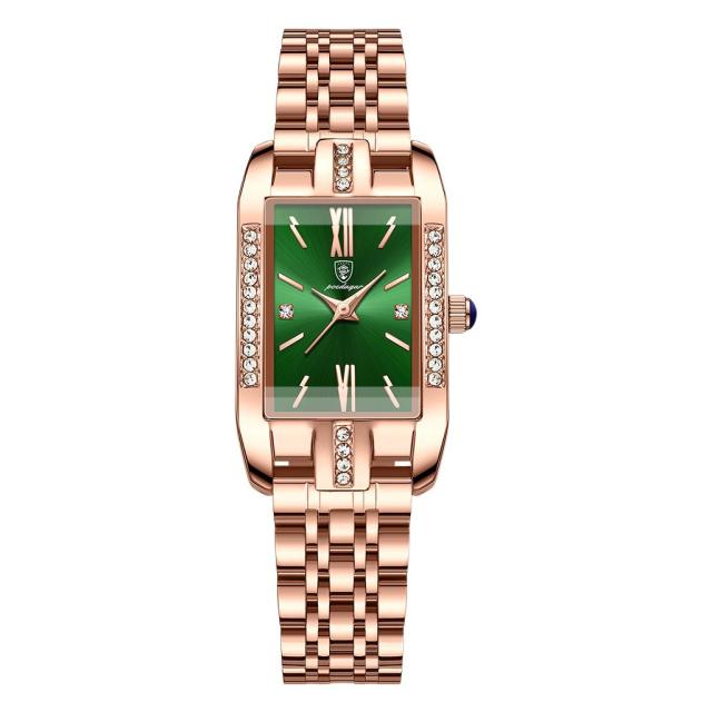 New ladies watch waterproof fashion quartz watch Steel band