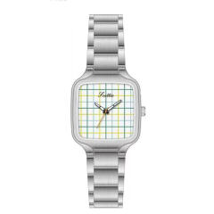Summer colorful dial steel band watch for women