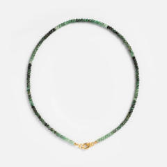 Colorful crystal bead necklace diy necklace