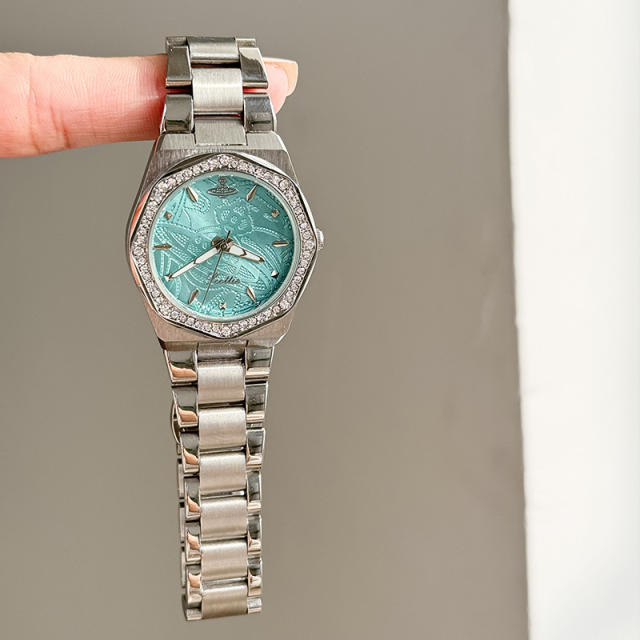 women's watches gold watches women's high-value waterproof quartz steel band watch