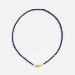 Colorful crystal bead necklace diy necklace