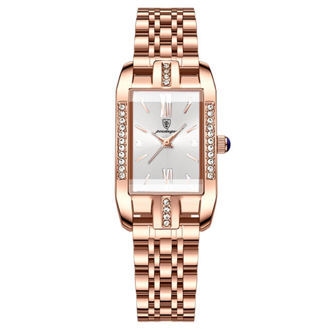 New ladies watch waterproof fashion quartz watch Steel band