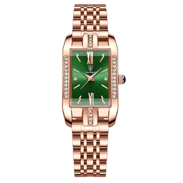 New ladies watch waterproof fashion quartz watch Steel band