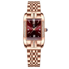 New ladies watch waterproof fashion quartz watch Steel band