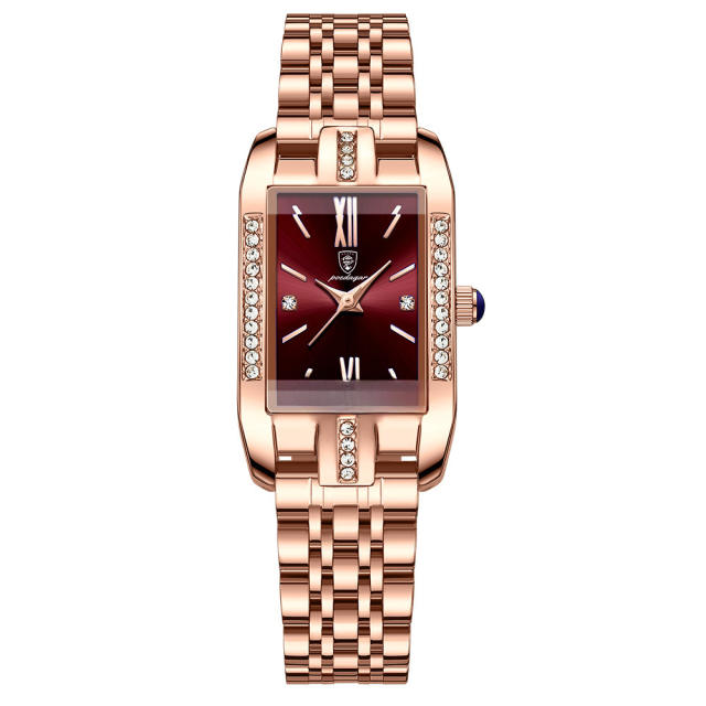 New ladies watch waterproof fashion quartz watch Steel band