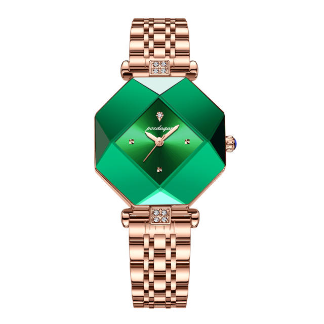 New ladies watch waterproof fashion quartz watch Steel band