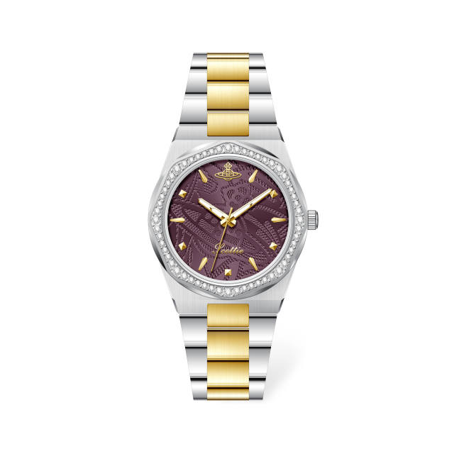 women's watches gold watches women's high-value waterproof quartz steel band watch