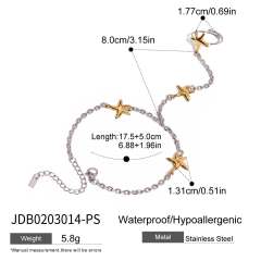 Mix color popular stainless steel ring bracelet star bracelet