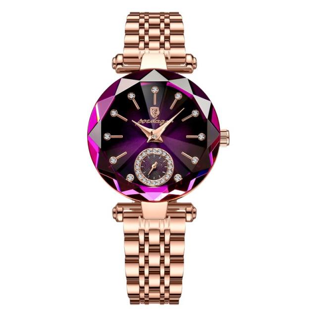 Waterproof ladies watch casual ultra-thin quartz watch steel band watch