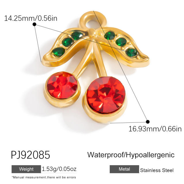 Stainless Steel Pendant Handmade DIY Beach Series 18K Gold Bohemian Style Single Pendant Color-free Jewelry Accessories