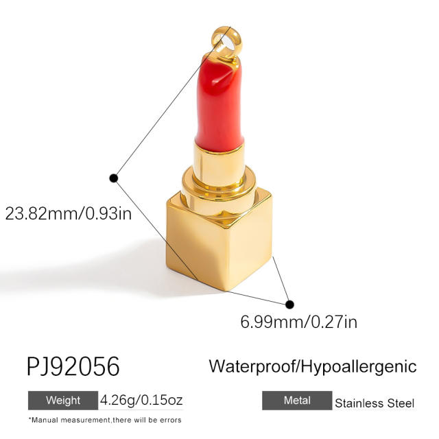 Stainless Steel Pendant Handmade DIY Beach Series 18K Gold Bohemian Style Single Pendant Color-free Jewelry Accessories
