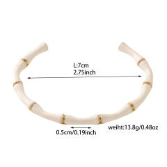 18KG enamel bamboo bangle stainless steel bangle