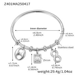 Silver bangle