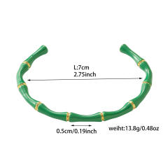 18KG enamel bamboo bangle stainless steel bangle