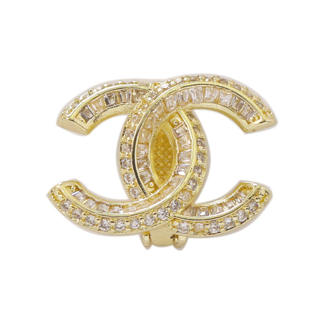 18K gold plated copper full diamond cute rainbow animal boy girl charm for belt band bracelet