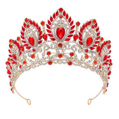 Bride crown headdress concept catwalk beauty pageant crown queen birthday hair accessories