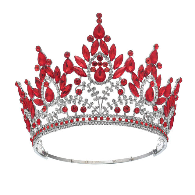 Bridal Crown Hair Accessories Beauty Show Laurel Baroque Crown High-end Full Crown
