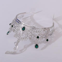 Baroque luxury miss beauty hair crown
