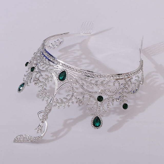 Baroque luxury miss beauty hair crown
