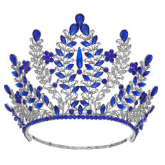 Bride Crown Beauty Pageant Champion Crown Walking Show Laurel Baroque Crown Queen Party Complete Crown