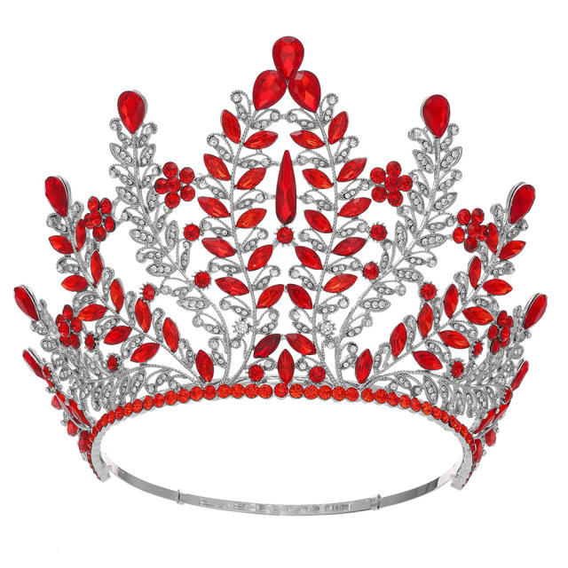 Bride Crown Beauty Pageant Champion Crown Walking Show Laurel Baroque Crown Queen Party Complete Crown