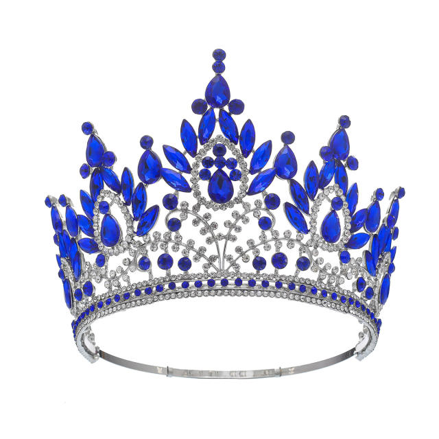 Bridal Crown Hair Accessories Beauty Show Laurel Baroque Crown High-end Full Crown