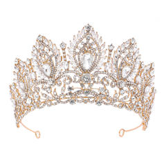 Bride crown headdress concept catwalk beauty pageant crown queen birthday hair accessories