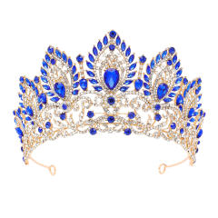 Bride crown headdress concept catwalk beauty pageant crown queen birthday hair accessories