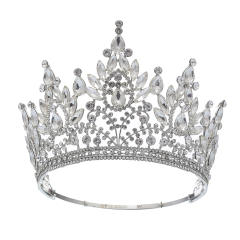 Bridal Crown Hair Accessories Beauty Show Laurel Baroque Crown High-end Full Crown