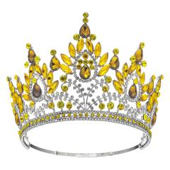 Bridal Crown Hair Accessories Beauty Show Laurel Baroque Crown High-end Full Crown