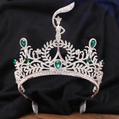 Baroque luxury miss beauty hair crown