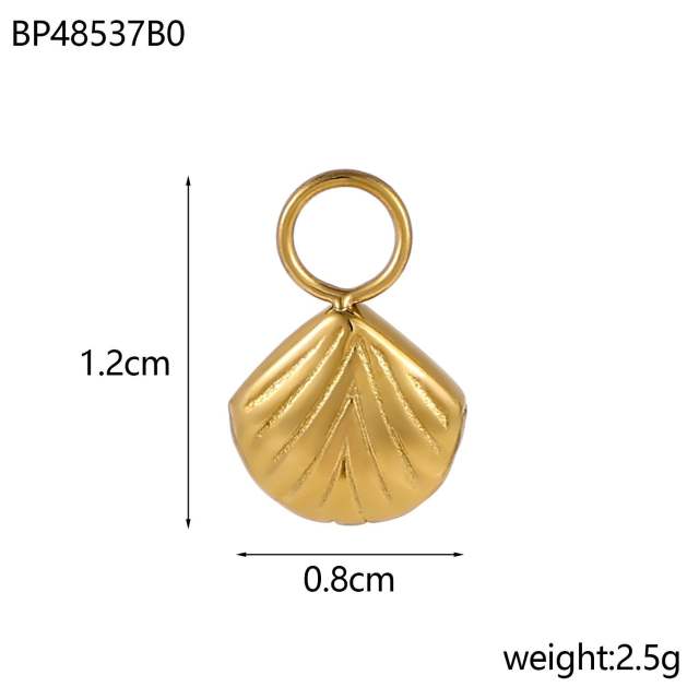 diy jewelry accessories stainless steel marine series pendant mermaid shell sea star bracelet necklace pendant