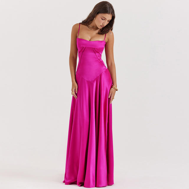 Women's New Sexy Slip Dress 2025 Slim-fit Backless Long Dress dress Women's Evening Dress