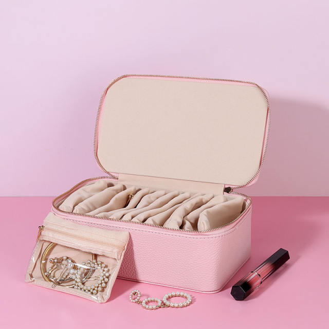 Explosions Travel Jewelry Box Earrings Jewelry Jewelry Storage Box Portable Pack 12 Piece Set Jewelry Box