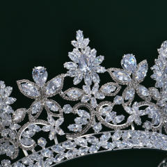 Full zircon luxury bridal headdress wedding accessories crown