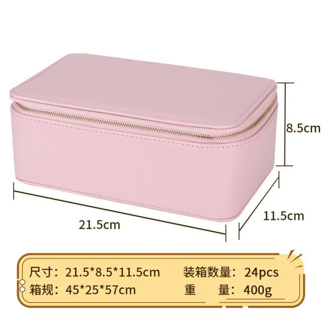 Explosions Travel Jewelry Box Earrings Jewelry Jewelry Storage Box Portable Pack 12 Piece Set Jewelry Box